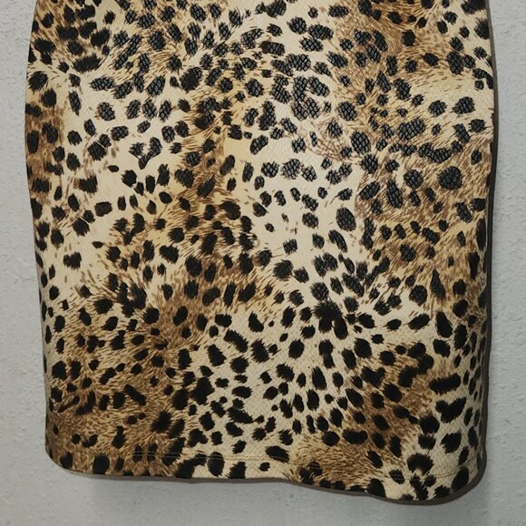The Arte by Zenana ** short shift/dress with animal print in size Large  NWOT - Picture 6 of 8